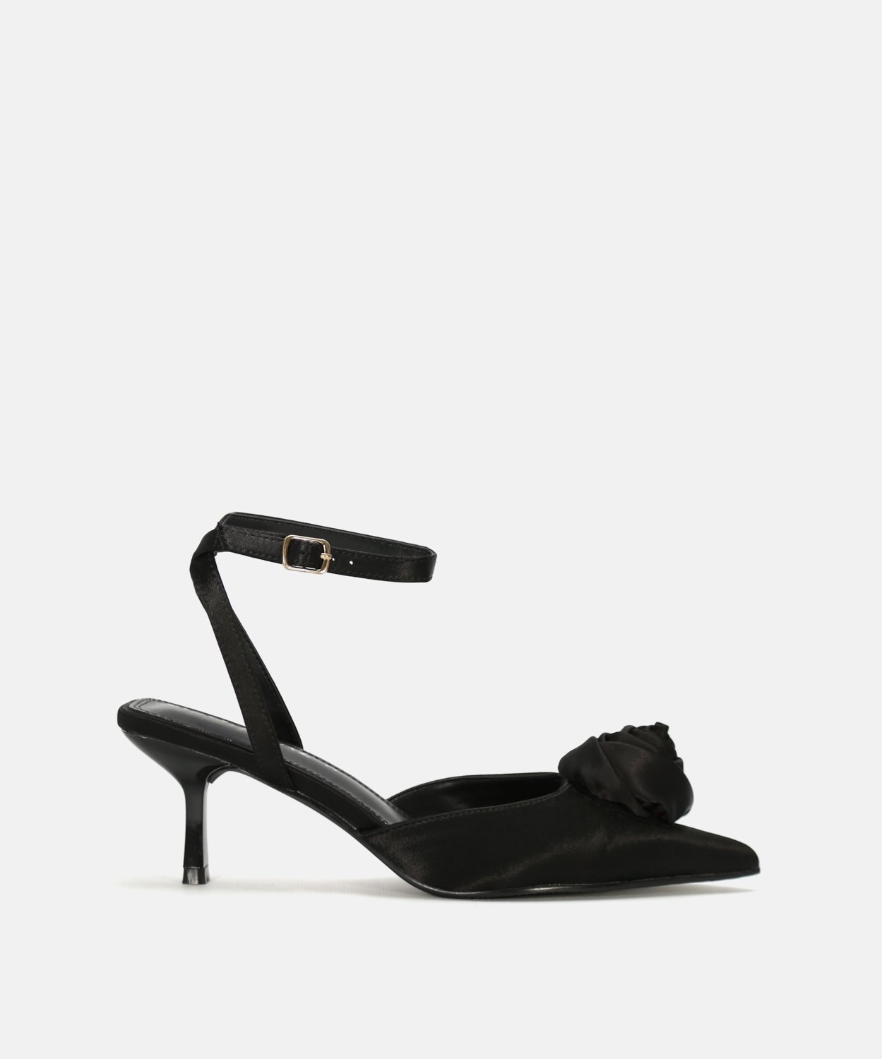 Zapato tac&oacute;n fino flor  image number null